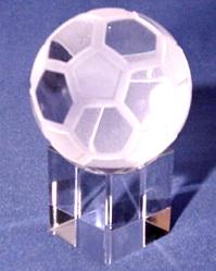 Crystal soccer on crystal base